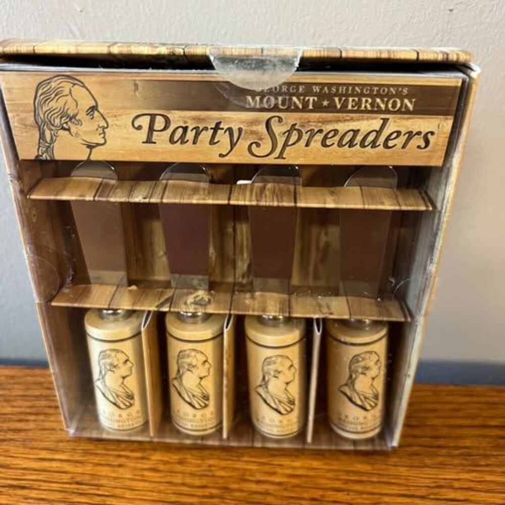 George Washington Mount Vernon Collectible Party Cheese Spreaders Wine Corks